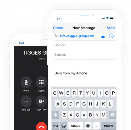 tigges-информация за контакт